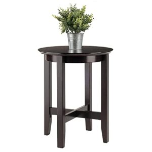 Winsome Wood Toby Occasional Table, Espresso 18.03 in x 18.03 in x 21.97 in