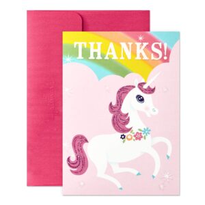 Hallmark Rainbow Unicorn Invitations and Thank You Cards Set (Pack Includes 10 Invites and 10 Thank You Notes)