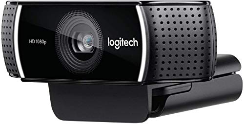 Logitech HD C922 Pro Webcam, 1080p Camera for Streaming Gaming Sessions, Background Replacement, Tripod Included