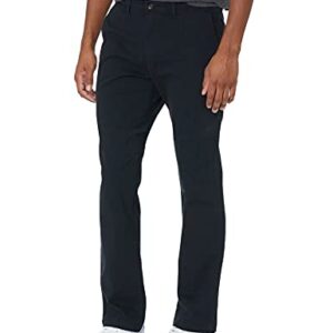 Amazon Essentials Men's Athletic-Fit Casual Stretch Chino Pant (Available in Big & Tall), Black, 38W x 32L