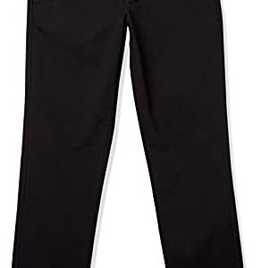 Amazon Essentials Men's Athletic-Fit Casual Stretch Chino Pant (Available in Big & Tall), Black, 38W x 32L