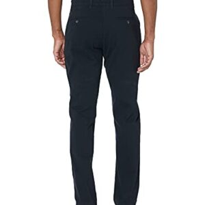 Amazon Essentials Men's Athletic-Fit Casual Stretch Chino Pant (Available in Big & Tall), Black, 38W x 32L