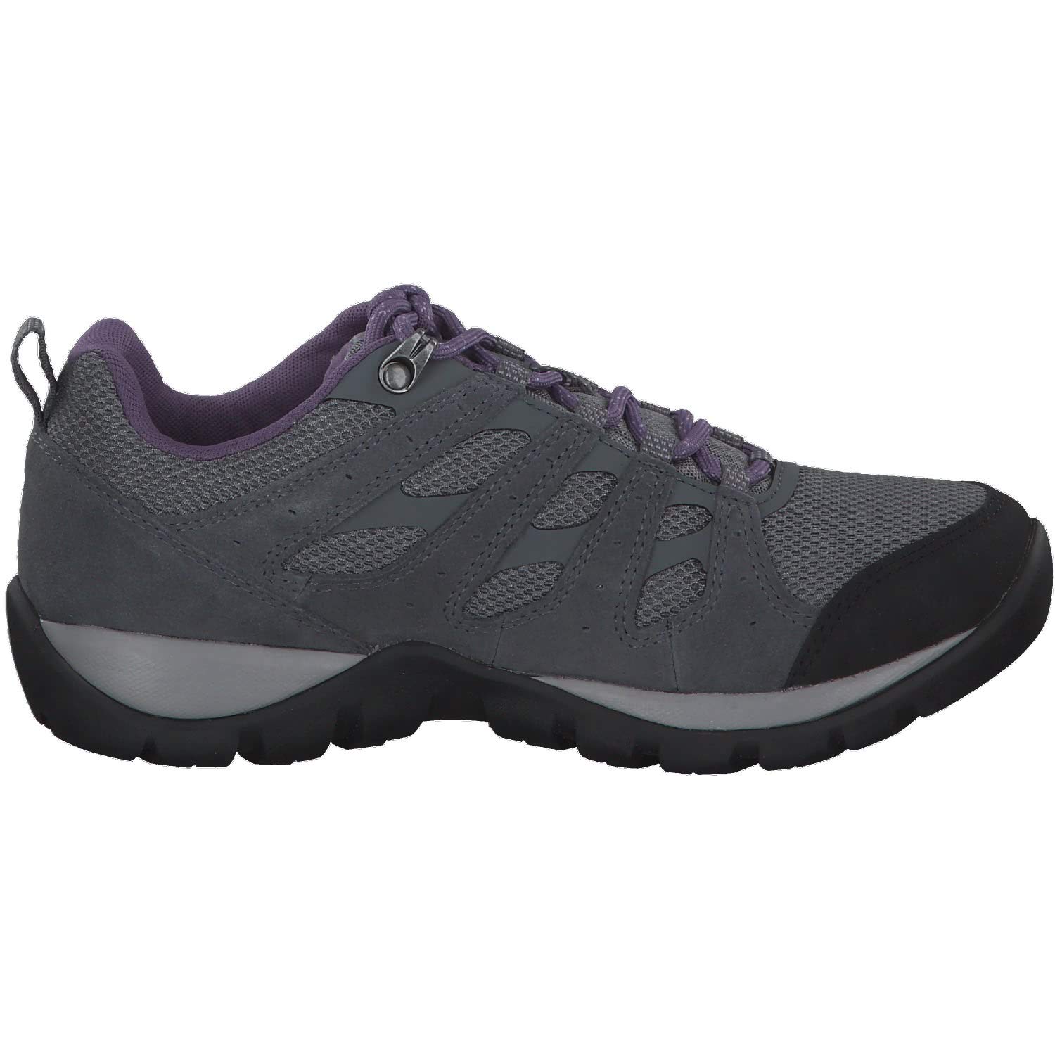 Columbia womens Redmond V2 Waterproof Hiking Shoe, Ti Grey Steel/Plum Purple, 8.5 US