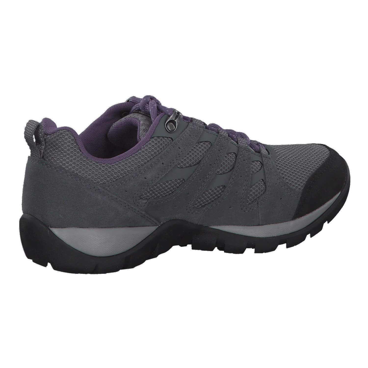 Columbia womens Redmond V2 Waterproof Hiking Shoe, Ti Grey Steel/Plum Purple, 8.5 US