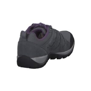 Columbia womens Redmond V2 Waterproof Hiking Shoe, Ti Grey Steel/Plum Purple, 8.5 US