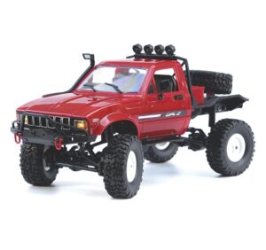 the perseids rc crawler offroad rc truck wpl c14 rc rock crawler 4x4 1/16 scale remote control trucks, 2.4g semi trucks all terrain car rtr hobby rc gift for kids and adults