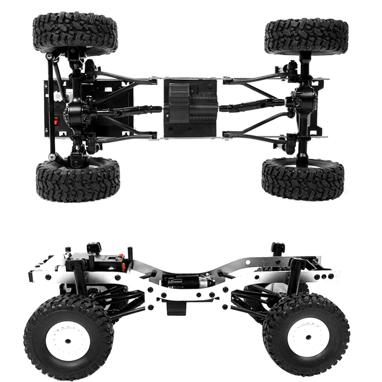 The perseids RC Crawler Offroad RC Truck WPL C14 RC Rock Crawler 4x4 1/16 Scale Remote Control Trucks, 2.4G Semi Trucks All Terrain Car RTR Hobby RC Gift for Kids and Adults