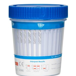 [25 Pack] 12 Panel Drug Test Screening Cups - Tests for AMP, BAR, BUP, BZO, COC, MDMA, MET, MTD, OPI, OXY, TCA, and THC, Instant Multi Panel Urine Drug Test with Temperature Strip