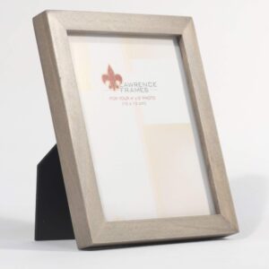 Lawrence Frames 4x5 Gray Wood Gallery Collection Picture Frame