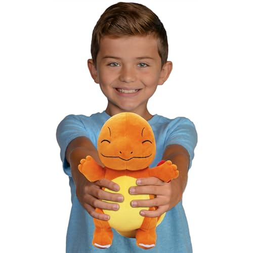 Pokémon 8" Charmander Plush - Officially Licensed - Quality & Soft Stuffed Animal Toy - Add to Your Collection! - Great Gift for Kids, Boys & Girls