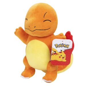 pokémon 8" charmander plush - officially licensed - quality & soft stuffed animal toy - add to your collection! - great gift for kids, boys & girls