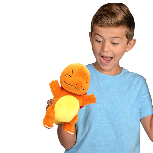 Pokémon 8" Charmander Plush - Officially Licensed - Quality & Soft Stuffed Animal Toy - Add to Your Collection! - Great Gift for Kids, Boys & Girls