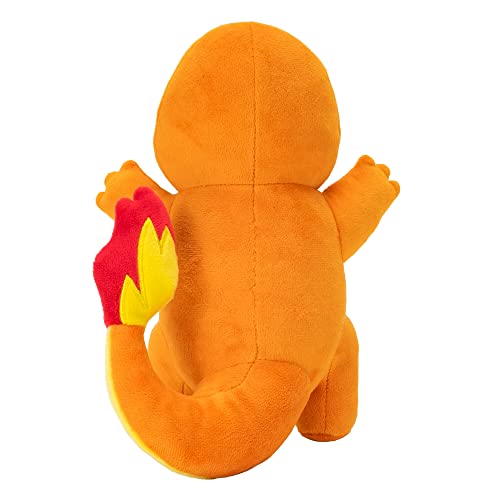 Pokémon 8" Charmander Plush - Officially Licensed - Quality & Soft Stuffed Animal Toy - Add to Your Collection! - Great Gift for Kids, Boys & Girls