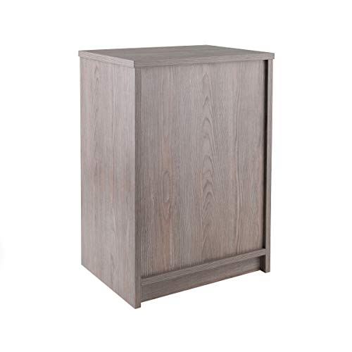 Winsome Wood Molina Accent Table, Ash Gray 15.75 in x 11.75 in x 23.62 in