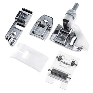 SING F LTD Sewing Machine Presser Feet Walking Foot Tool Part 11x / Kit Compatible with Brother Janome Singer Domestic