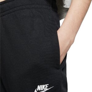 Nike Women's NSW Regular Pant Varsity, Black/Black/White, Large