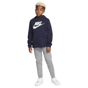 Nike Boy's NSW Club Jogger Fleece Pant, Carbon Heather/Cool Grey/White, Medium