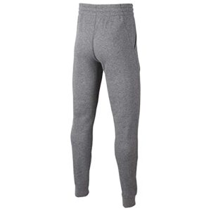 Nike Boy's NSW Club Jogger Fleece Pant, Carbon Heather/Cool Grey/White, Medium