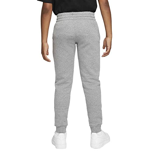 Nike Boy's NSW Club Jogger Fleece Pant, Carbon Heather/Cool Grey/White, Medium