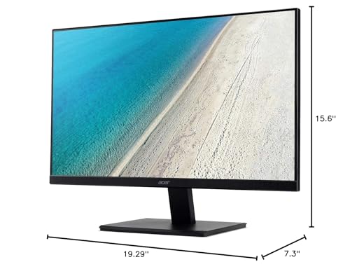 Acer V227Q bip 21.5" Full HD (1920 x 1080) IPS Monitor (Display Port, HDMI & VGA), Black