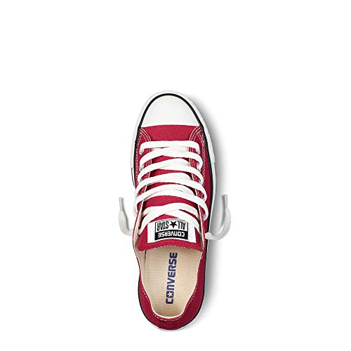 Converse Low TOP RED Chuck Taylor Sneakers, Red, 11 Women/9 Men