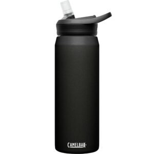 camelbak eddy+ water bottle with straw 25oz - insulated stainless steel, black