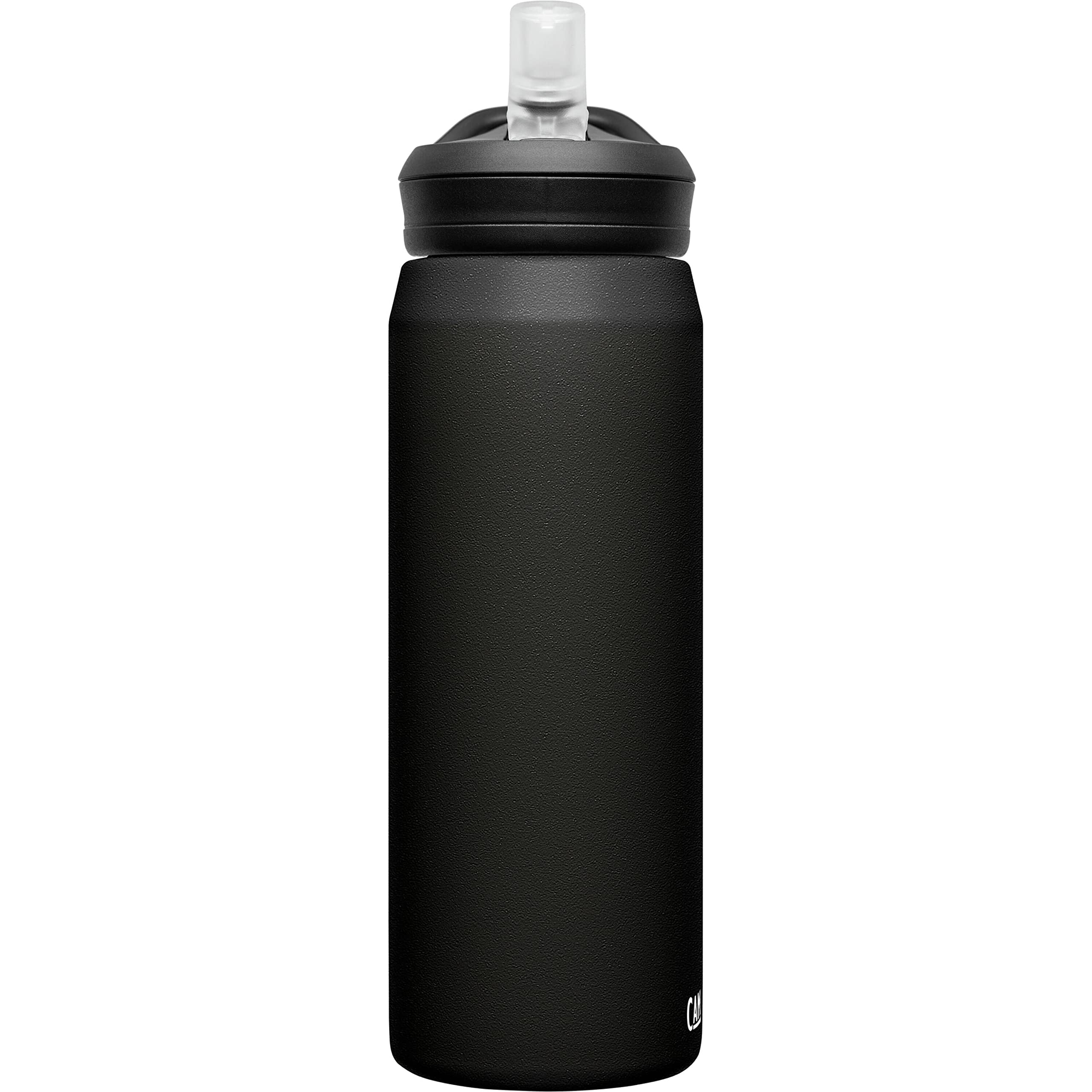 CamelBak eddy+ Water Bottle with Straw 25oz - Insulated Stainless Steel, Black