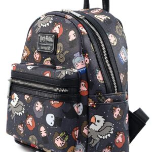 Loungefly Harry Potter Characters All Over Print Womens Double Strap Shoulder Bag Purse