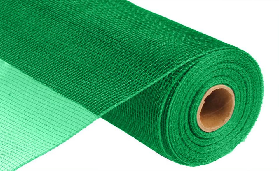 Emerald Green Christmas Deco Mesh - 10" x 10 Yards, Wreath, Spring, Fall, Wreath Decoration, Garland, Gift Basket Decor Ribbon, Bows, Mardi Gras, St. Patrick's Day, Easter