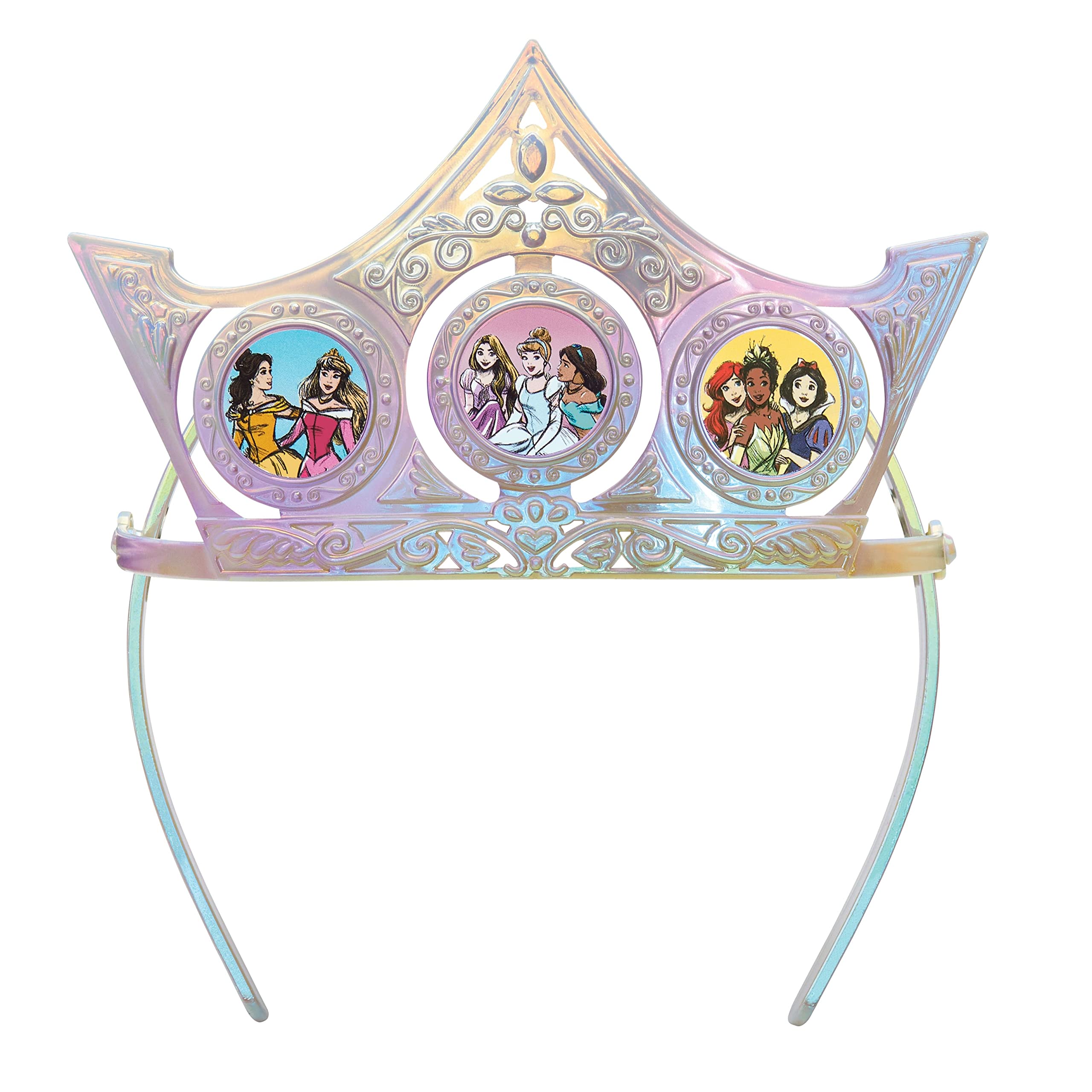 Essential Platinum Princess Tiara, Official Disney Princess 100 Years of Wonder Costume Accessory, One Size