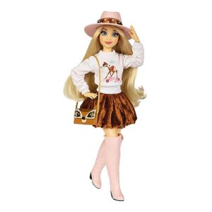 disney ily 4ever dolls disney 100 - bambi 11.5" tall with 13 points of articulation, two complete mix-and-match outfits and glittery mickey ring for you!