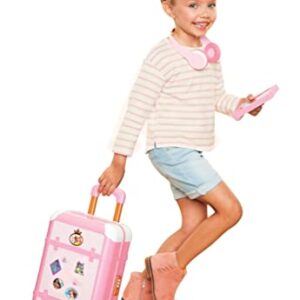 Disney Princess Travel Suitcase Play Set for Girls with Luggage Tag by Disney Princess Style Collection, 14 Pretend Play Accessories Pieces Including Travel Passport! For Ages 3+