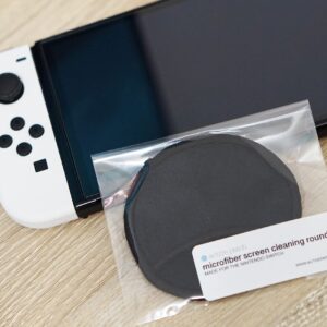 Black Microfiber Screen Cleaner Made for the Nintendo Switch - OLED Compatible | Accessories