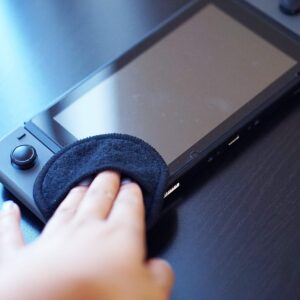 Black Microfiber Screen Cleaner Made for the Nintendo Switch - OLED Compatible | Accessories