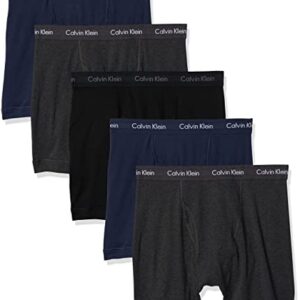 Calvin Klein Men's Cotton Classics 5-Pack Boxer Brief, Medium