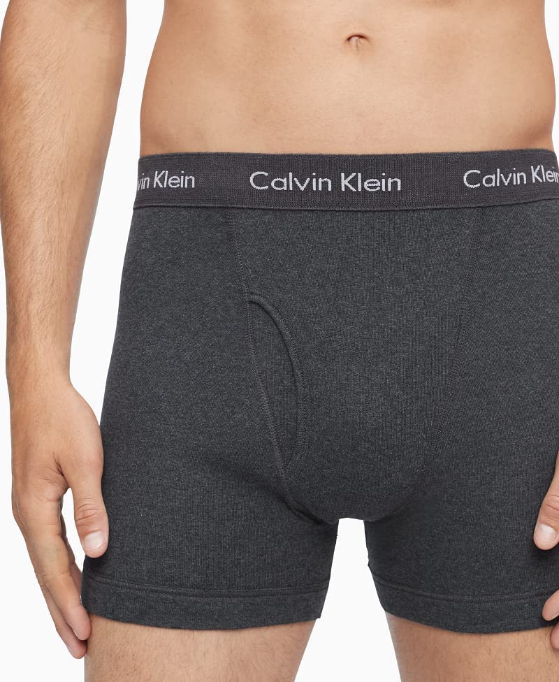 Calvin Klein Men's Cotton Classics 5-Pack Boxer Brief, Medium