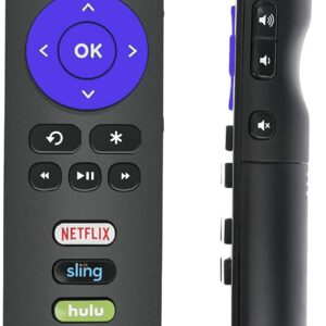 Universal Remote Control for Roku TV, Compatible with TCL/ONN/Element/Westinghouse/Philips/Jvc/RCA/Sanyo Roku Smart TVs