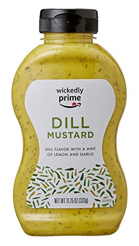 Amazon Brand - Wickedly Prime Mustard, Dill, 11.75 Ounce