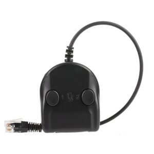 Splitter Training Adapter, Telephone Splitter Training Box Volume Control Intelligent Sound Closed for Phone Handsets