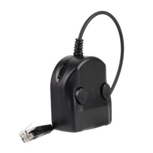 Splitter Training Adapter, Telephone Splitter Training Box Volume Control Intelligent Sound Closed for Phone Handsets