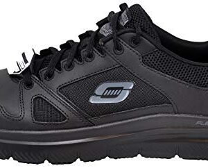 Skechers Men's Flex Advantage SR Black/Black Work Shoe 10.5 W US