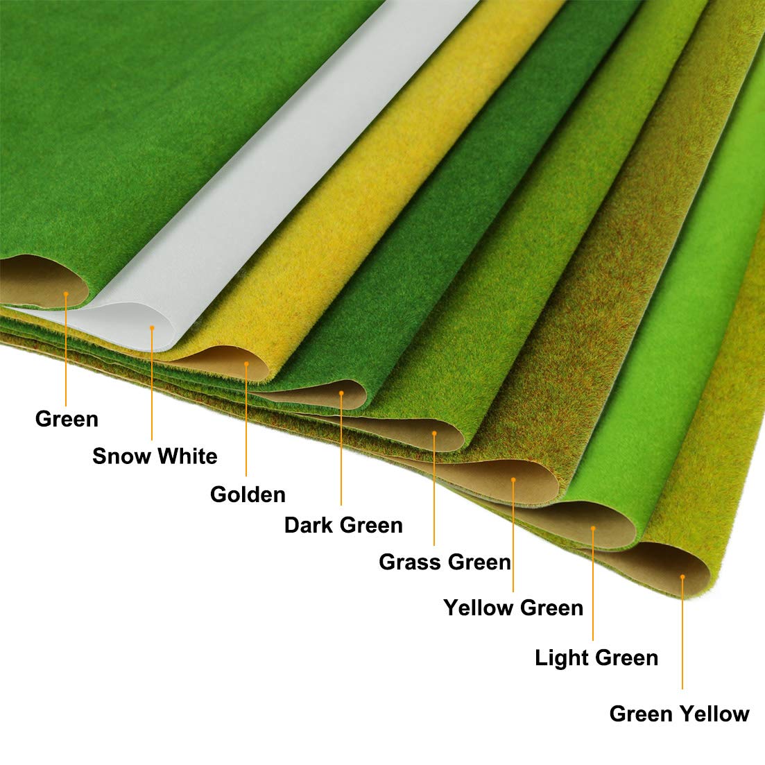 CP102 Artificial Model Grass Mat Trains Light Green 40x100cm or 15.7'' x 39'' for Decoration Kids Craft Scenery Model DIY