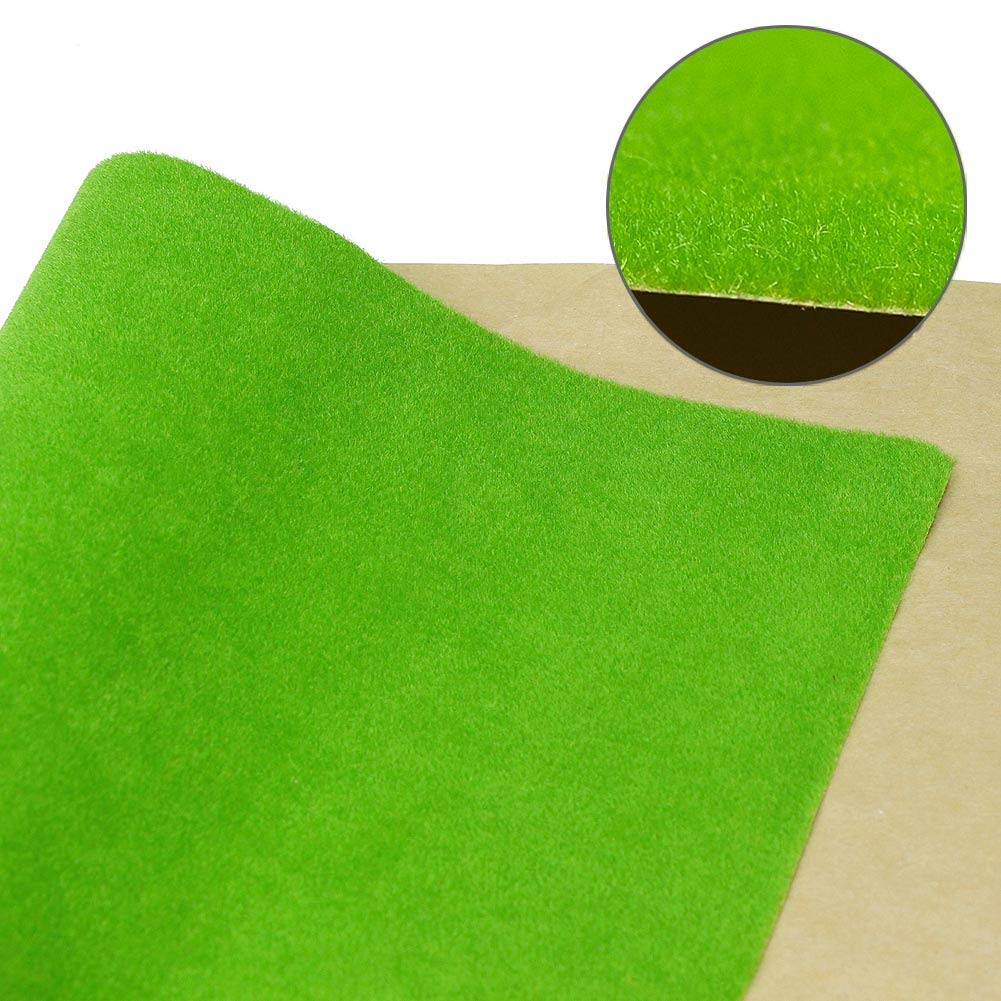 CP102 Artificial Model Grass Mat Trains Light Green 40x100cm or 15.7'' x 39'' for Decoration Kids Craft Scenery Model DIY