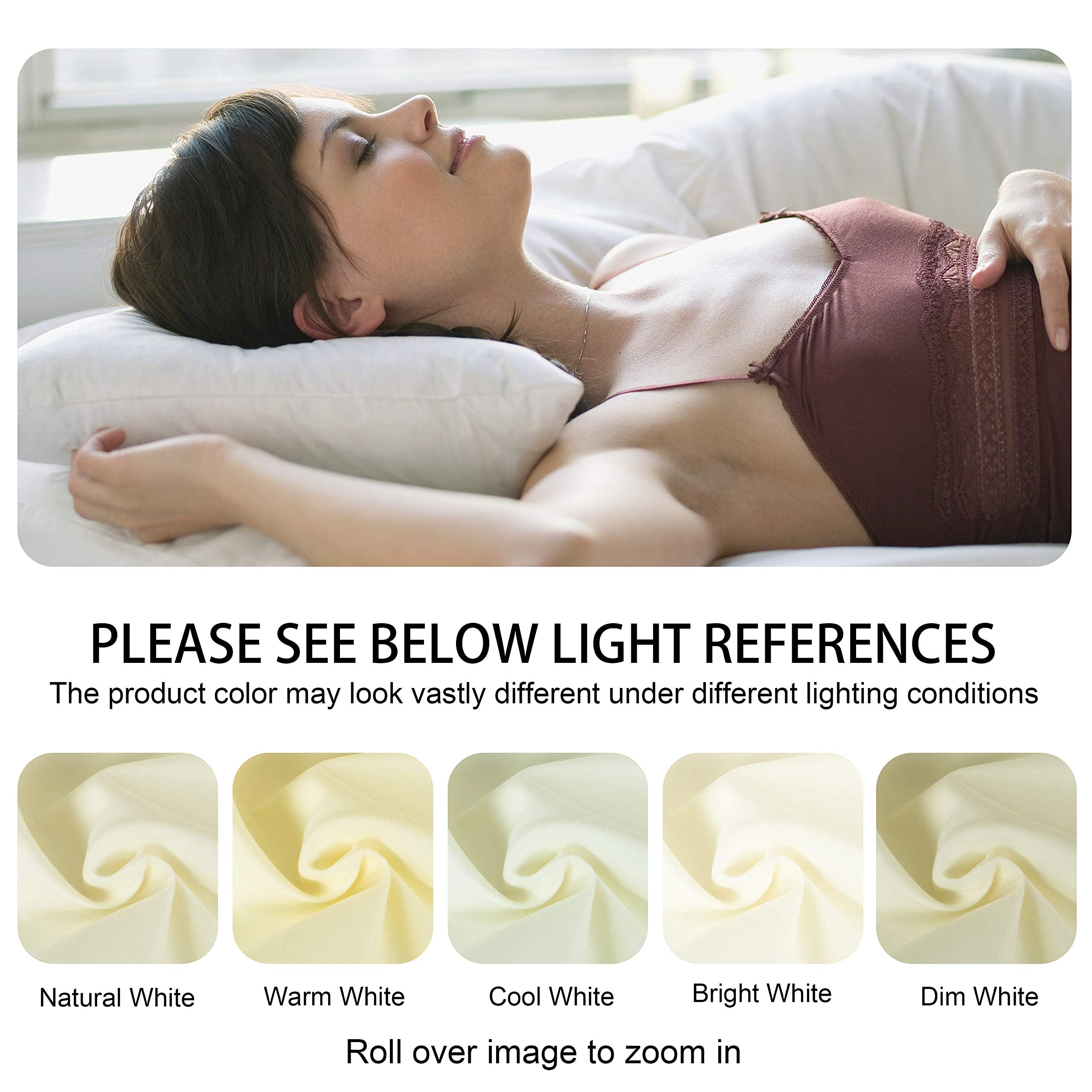 NTBAY Body Pillowcase - Brushed Microfiber 20x54 Pillowcase - Soft, Wrinkle-Free, Fade-Resistant, Stain-Resistant, White Body Pillow Cover with Envelope Closure - 20x54 Inches, White