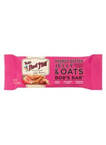 bob's red mill peanut butter jelly & oats bob's bar, 1.76 ounce (pack of 12)