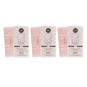 bridgewater candle soy wax blend bar of wax melts air freshener 3 pack-sweet grace