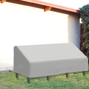 Simple Houseware 3-Seater Deep Lounge Patio Sofa Cover, 79 x 38 x 29 Inches