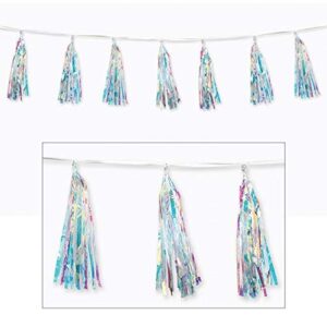 Beistle Iridescent Tassel Garland