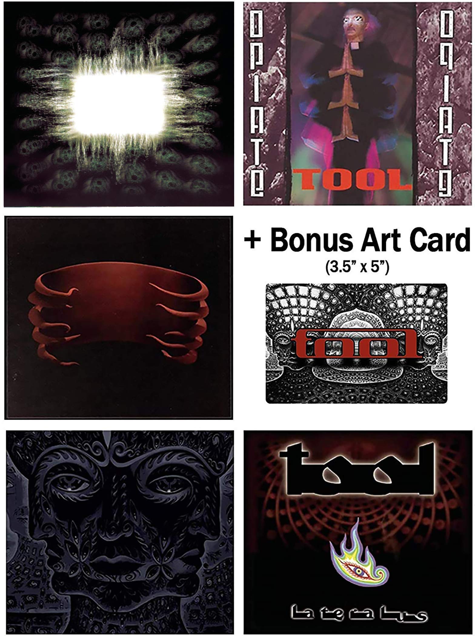 Tool: Complete Studio Album CD Collection with Bonus Art Card