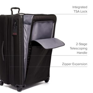 TUMI - Alpha Worldwide Trip Expandable 4-Wheeled Packing Case - Nylon Rolling Suitcase - TSA Lock Tracer - Black